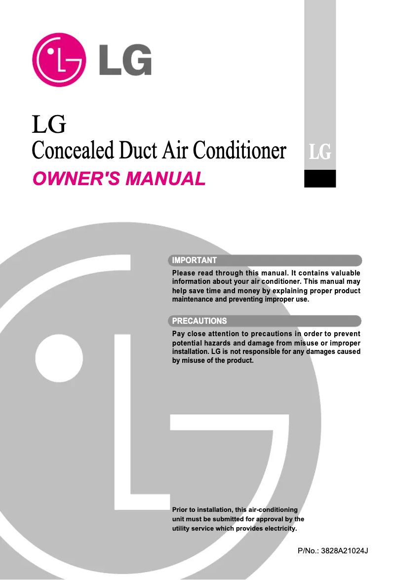 Página 1 del manual Manual de usuario LG TBNH608RSS0