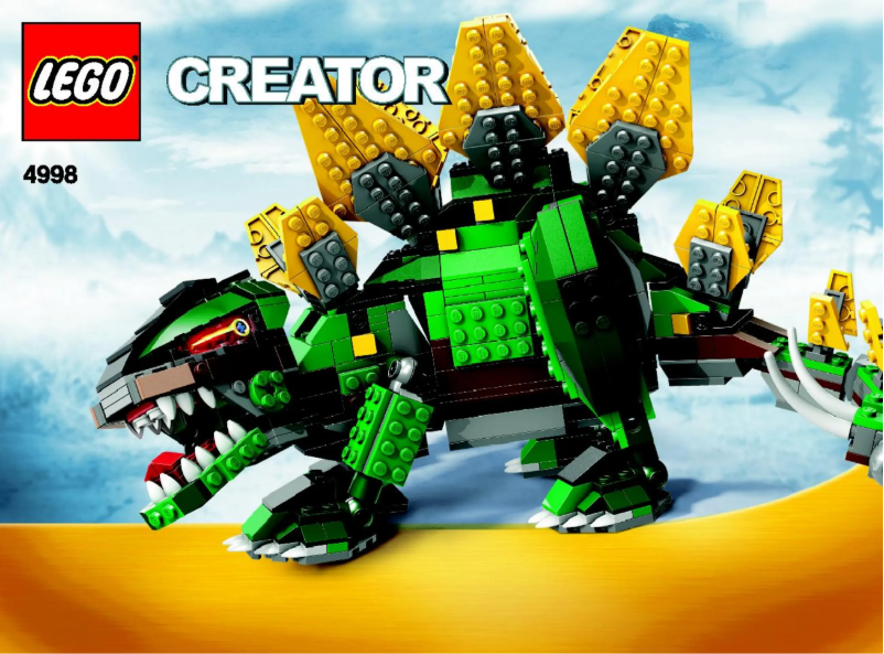 Page 1 of the manual User Manual Lego Stegosaurus