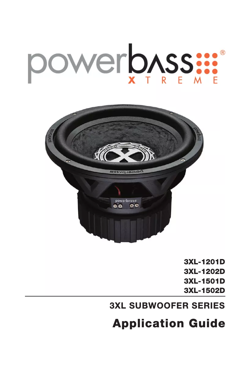Página 1 del manual Manual de usuario PowerBass 3XL-1501D