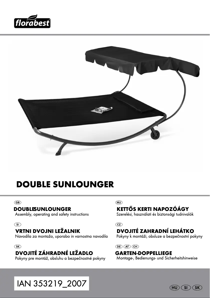 Page 1 de la notice Manuel utilisateur Florabest IAN 353219