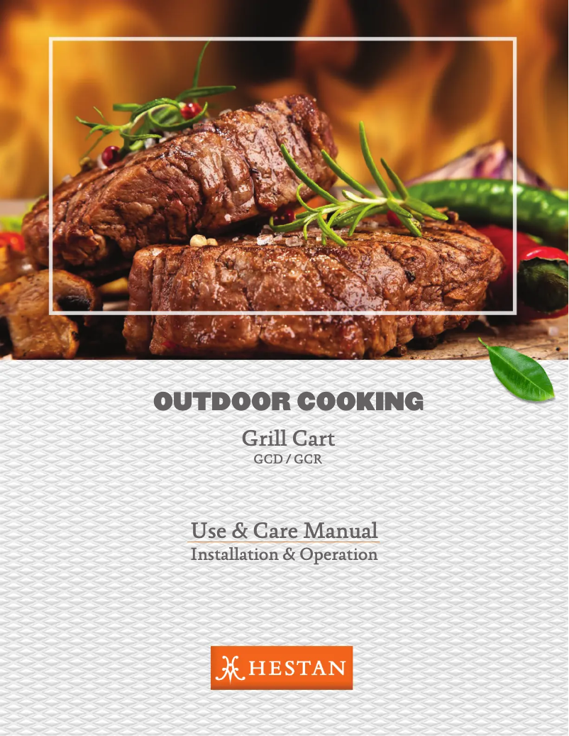 Page 1 de la notice Manuel utilisateur Hestan GCD36