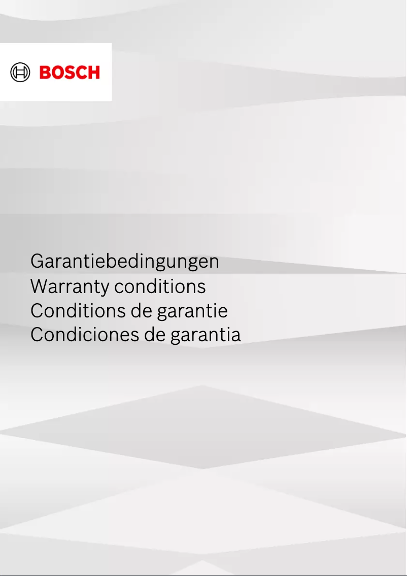 Page 1 de la notice Manuel utilisateur Bosch BGBS4POW1