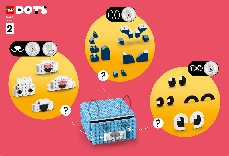 Page 1 de la notice Manuel utilisateur Lego Dots 41805