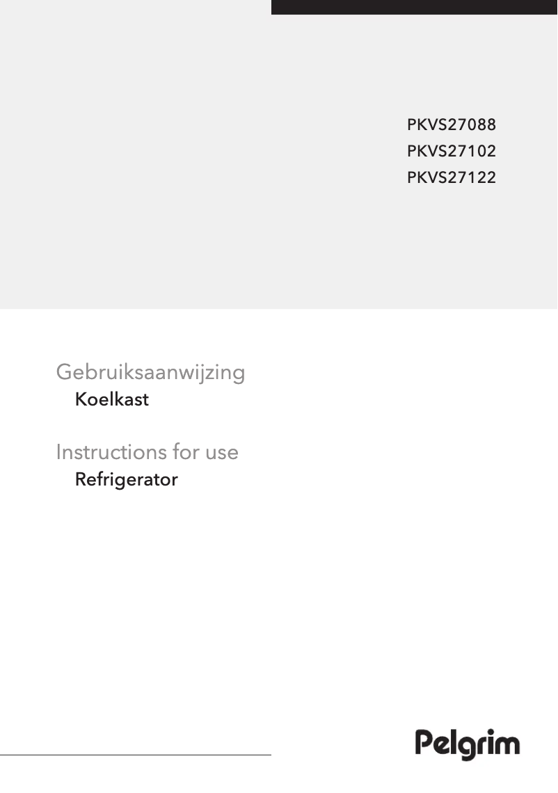 Página 1 del manual Manual de usuario Pelgrim PKVS27122