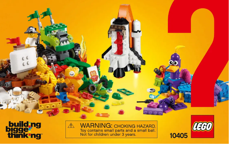 Page 1 de la notice Manuel utilisateur Lego Classic 10405