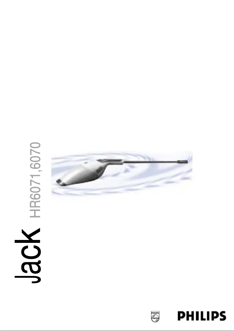 Página 1 del manual Manual de usuario Philips Jack HR6070