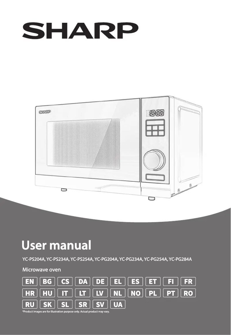 Página 1 del manual Manual de usuario Sharp YC-PS204AE