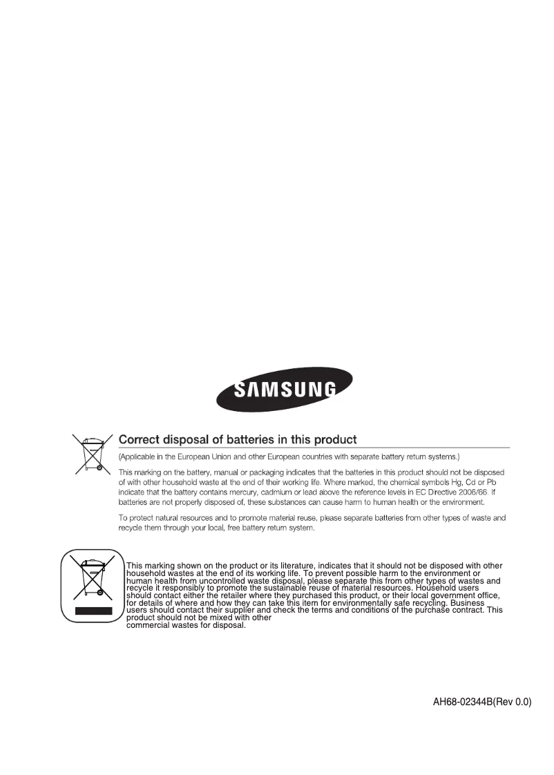 Page 1 de la notice Manuel utilisateur Samsung MM-D530D