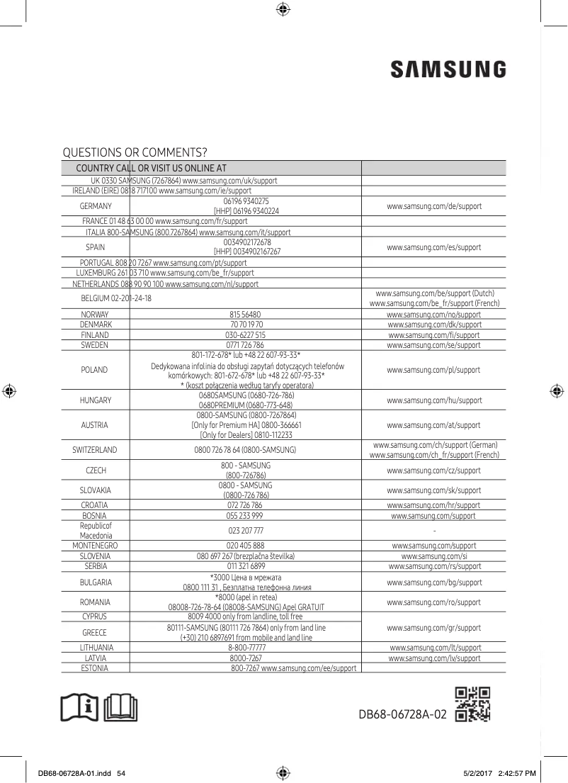 Página 1 del manual Manual de usuario Samsung AR12MSPXBWK/SK