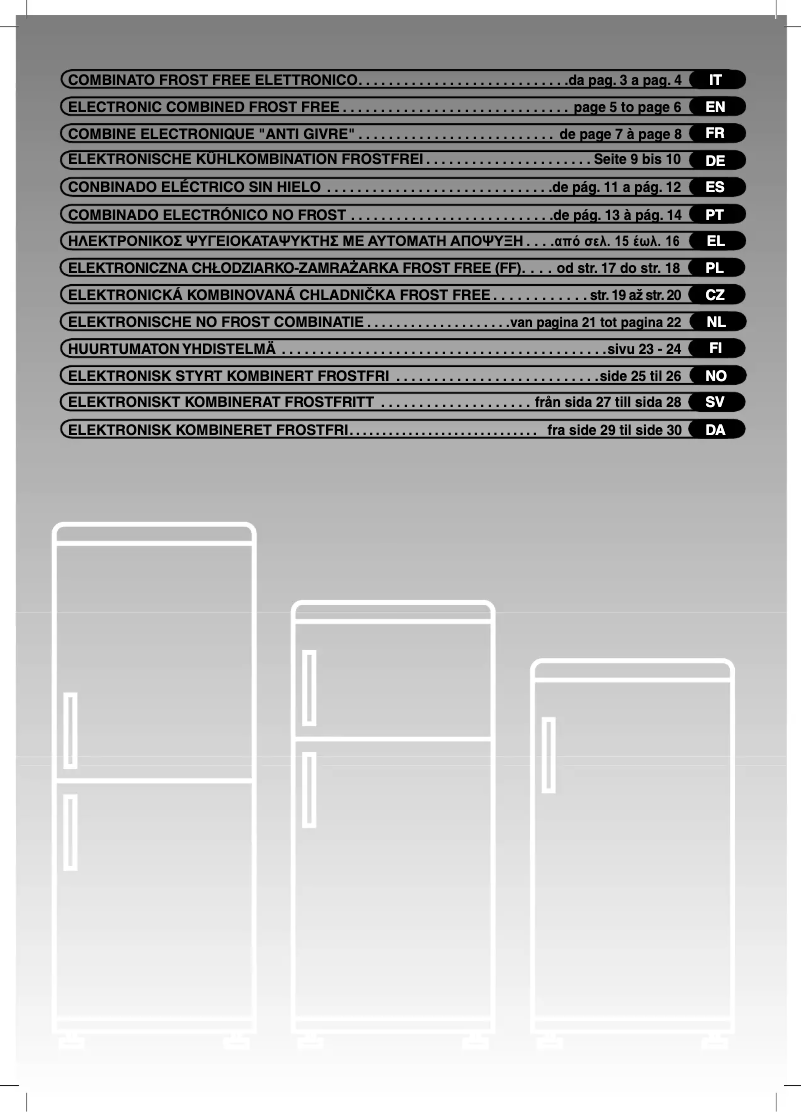 Page 1 of the manual User Manual Candy CSCN 7610E