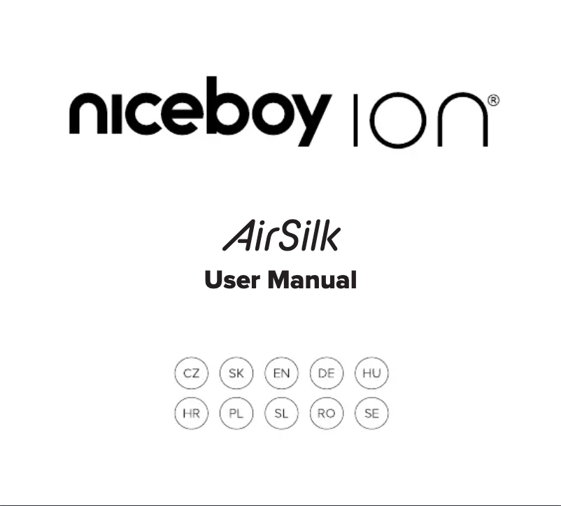 Page 1 de la notice Manuel utilisateur Niceboy ION AirSilk