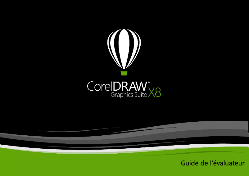 Page 1 of the manual User Manual Corel CorelDRAW Graphics Suite X8