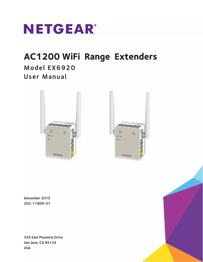 Page 1 de la notice Manuel utilisateur Netgear EX6920
