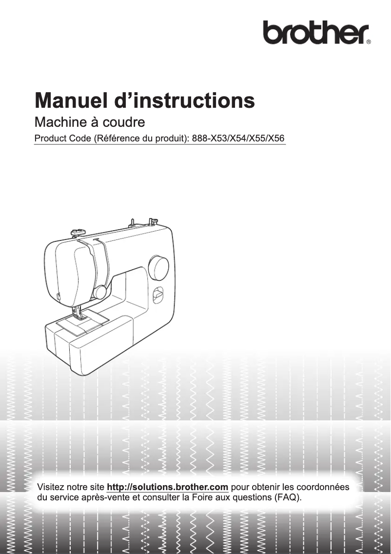 Page 1 de la notice Manuel utilisateur Brother J14