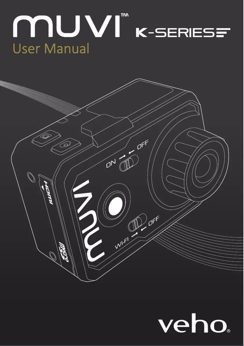 Page 1 de la notice Manuel utilisateur Veho Muvi K-2