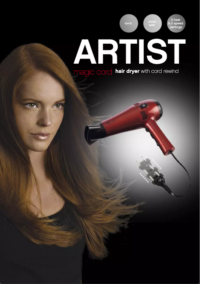 Page 1 de la notice Manuel utilisateur OBH Nordica Artist 5184