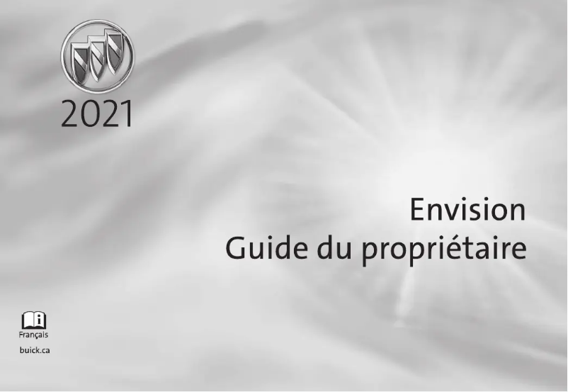 Page 1 de la notice Manuel utilisateur Buick Envision (2021)