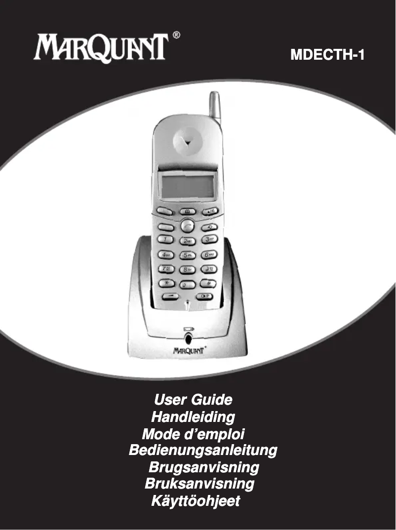 Página nº 1 - Manual de usuario Marquant MDECTH1