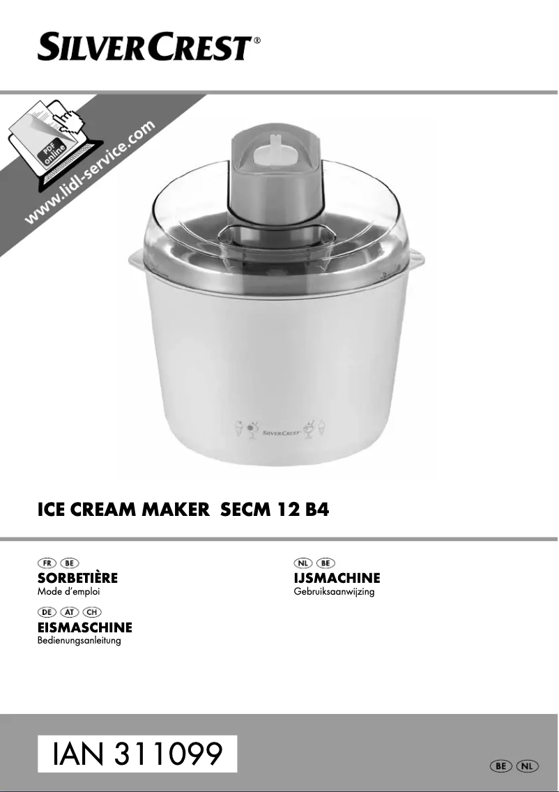 Page 1 de la notice Manuel utilisateur Ernesto SECM 12 B4