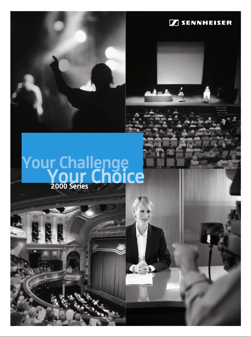 Page 1 of the manual Brochure Sennheiser SKP 2000