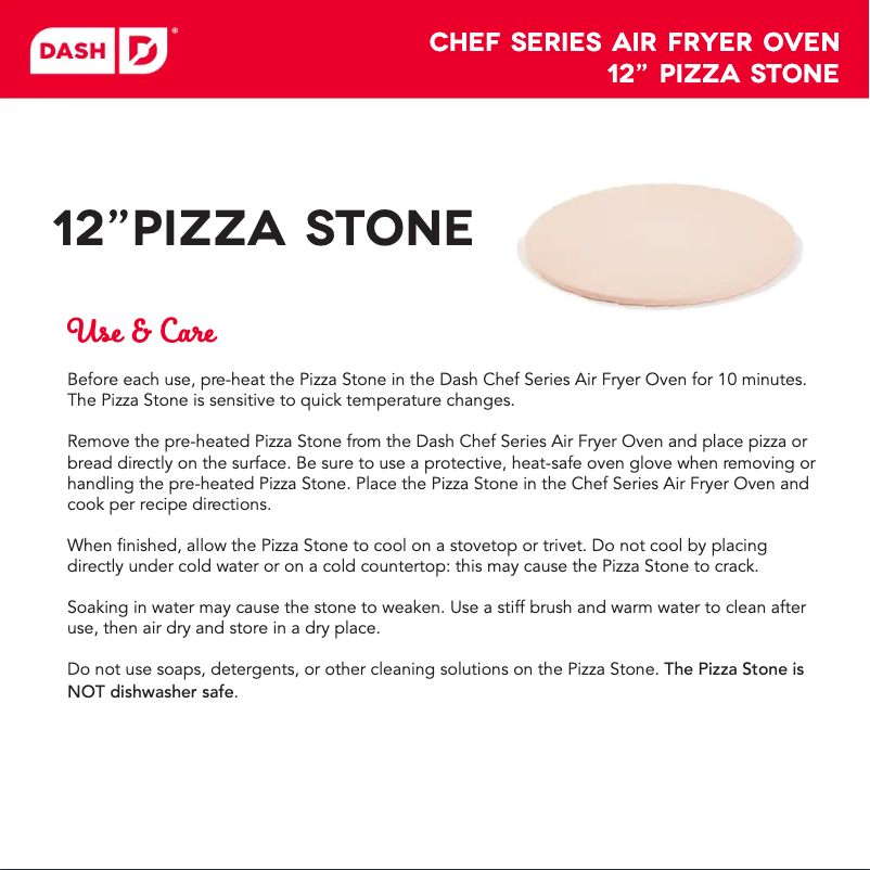 Page 1 de la notice Manuel utilisateur Dash DAFT2300UPPS01