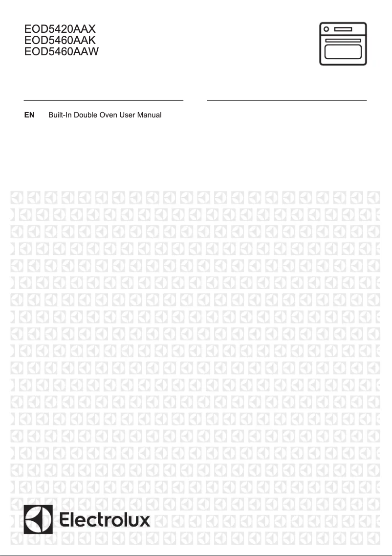 Page 1 de la notice Manuel utilisateur Electrolux EOD5420AAX