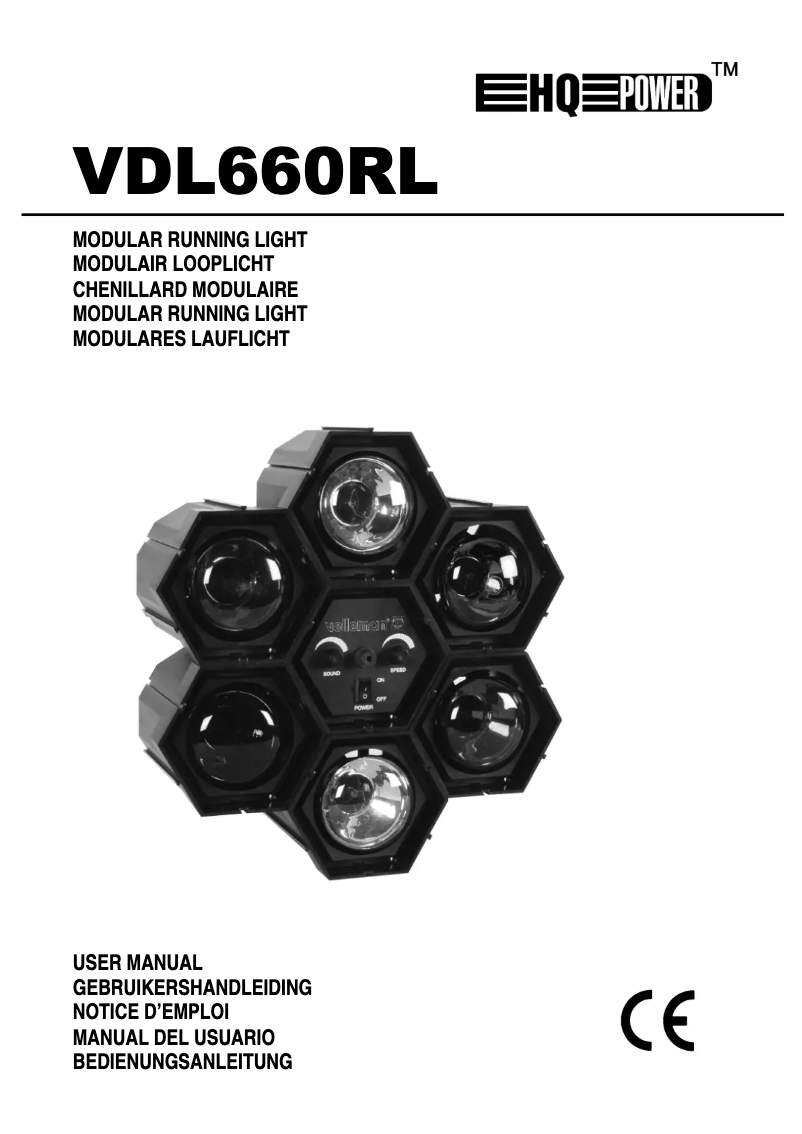 Página 1 del manual Manual de usuario Velleman vdl660rl