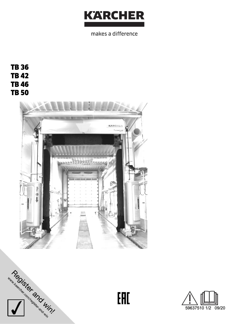 Página 1 del manual Manual de usuario Kärcher TB 50