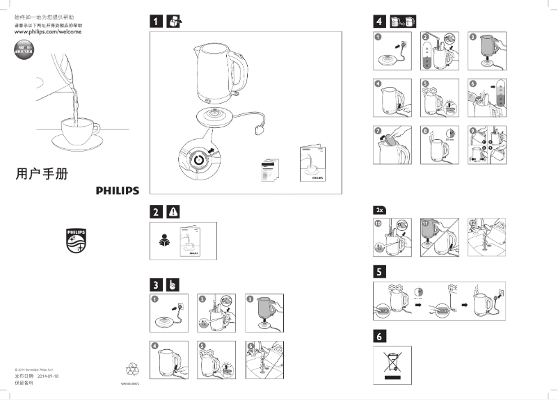 Page 1 de la notice Manuel utilisateur Philips Viva Collection HD9332