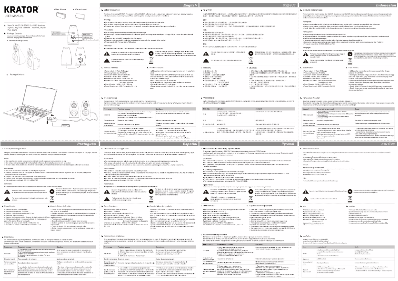 Page 1 de la notice Manuel utilisateur Krator N4-20U16