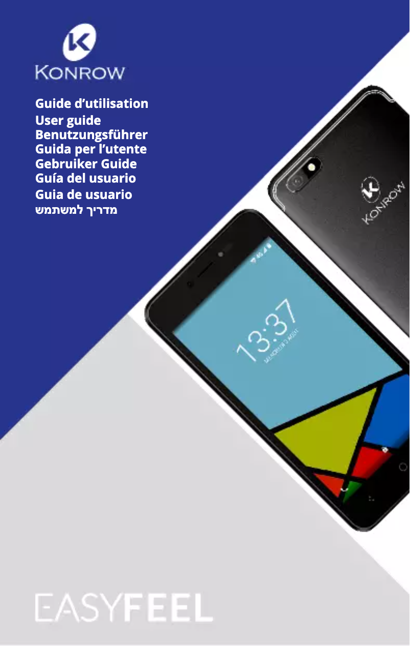 Page 1 de la notice Manuel utilisateur Konrow Easy Feel