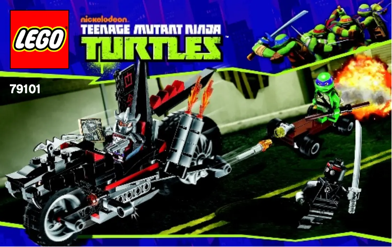 Page 1 de la notice Manuel utilisateur Lego Shredder's Dragon Bike