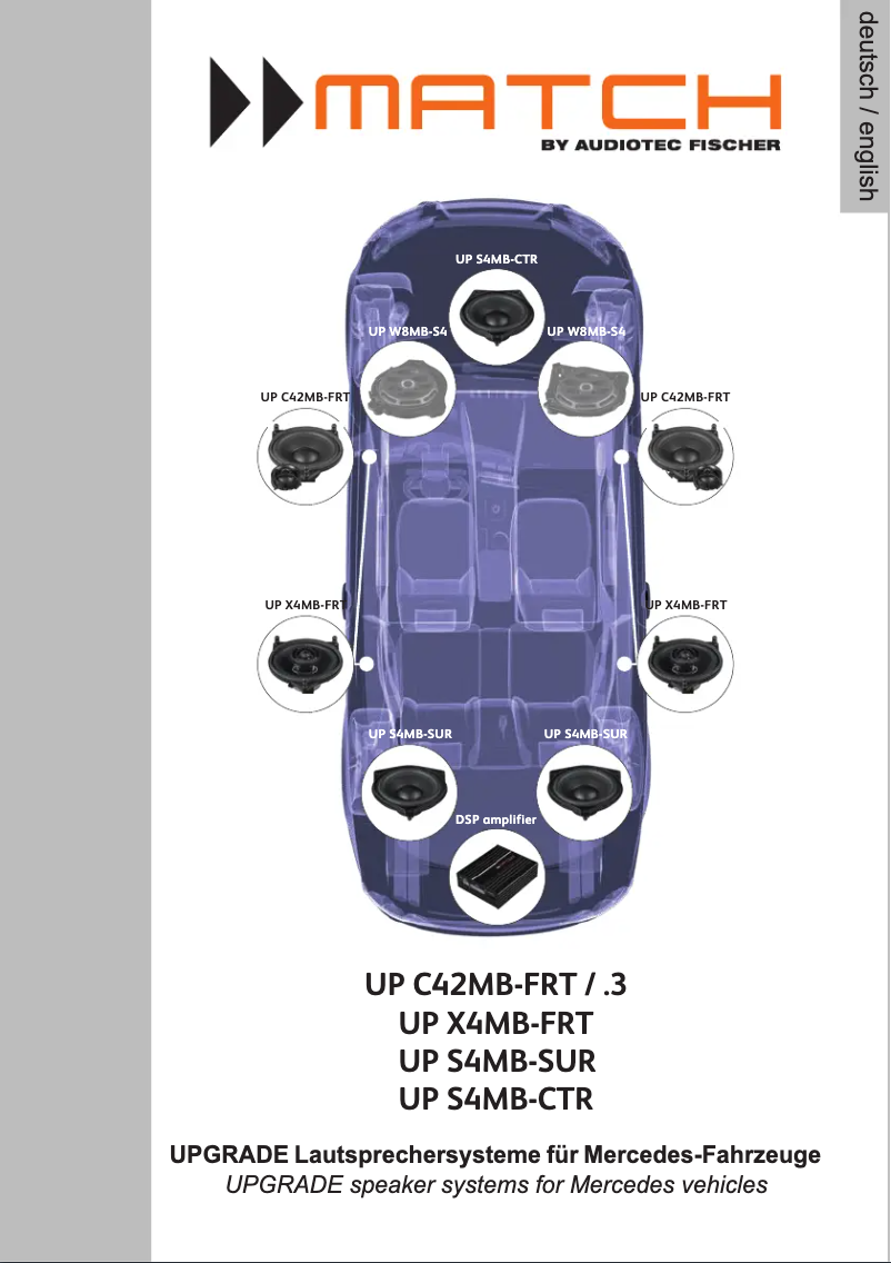 Page 1 de la notice Manuel utilisateur Match UP S4MB-SUR