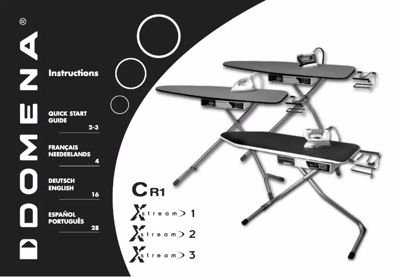 Page 1 de la notice Manuel utilisateur Domena Xstream 2
