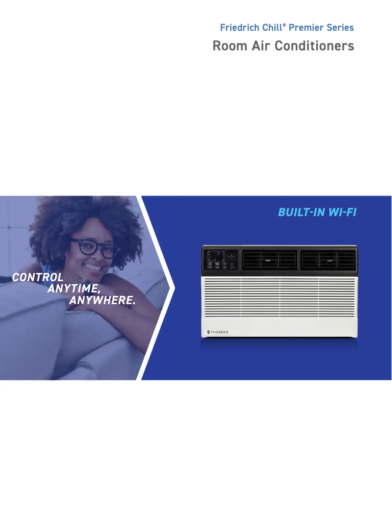 Page 1 de la notice Brochure Friedrich Chill Premier CCF10B10B