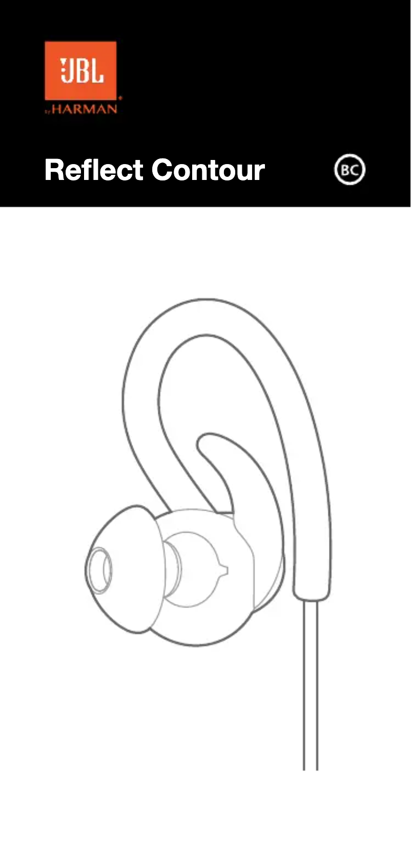 Page 1 de la notice Manuel utilisateur JBL Reflect Contour