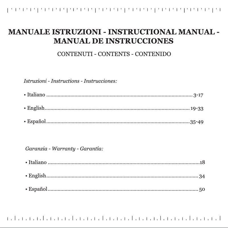 Page 1 de la notice Manuel utilisateur Brera Frederica