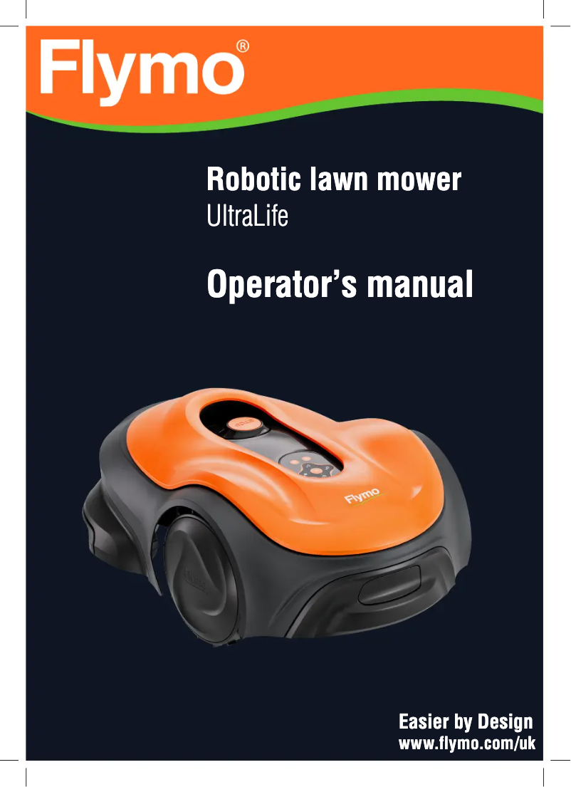 Page 1 of the manual User Manual Flymo UltraLife 800