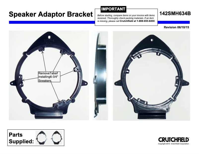 Page 1 of the manual User Manual Scosche SAGMHR-634
