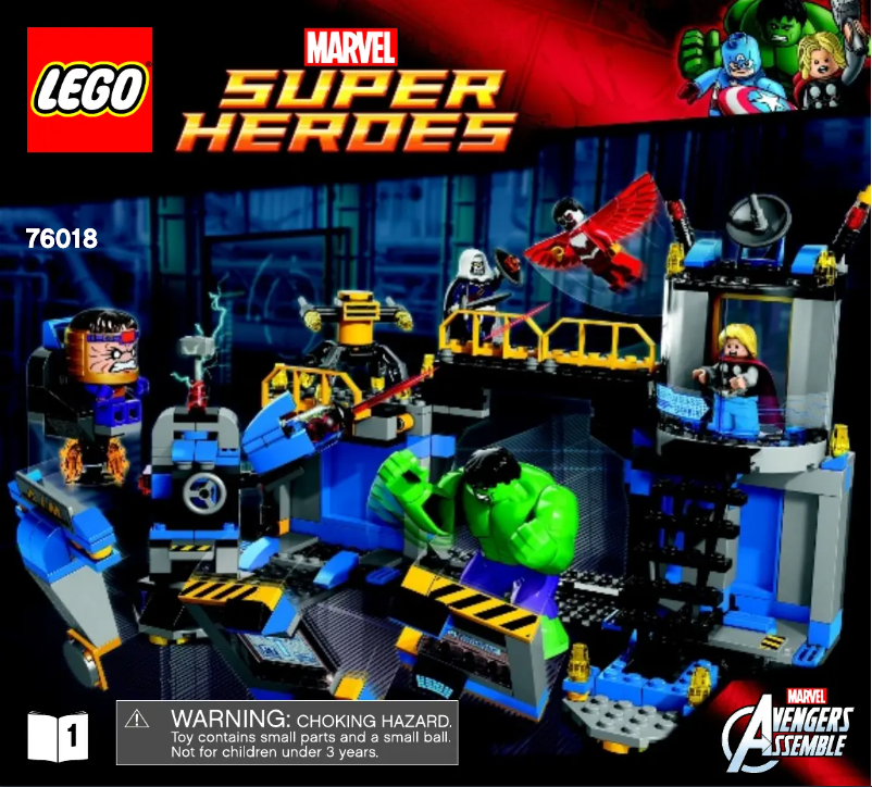 Página 1 del manual Manual de usuario Lego Marvel Super Heroes 76018