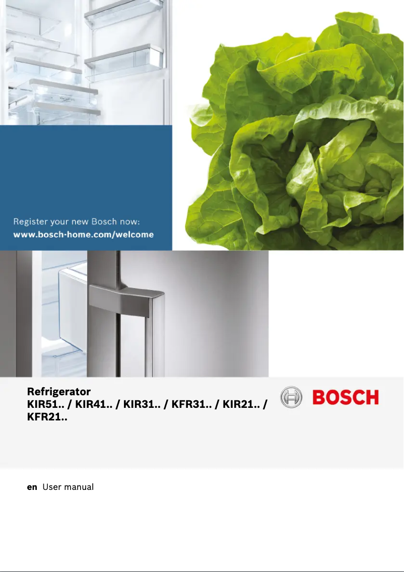 Page 1 of the manual User Manual Bosch KIR41AD30G
