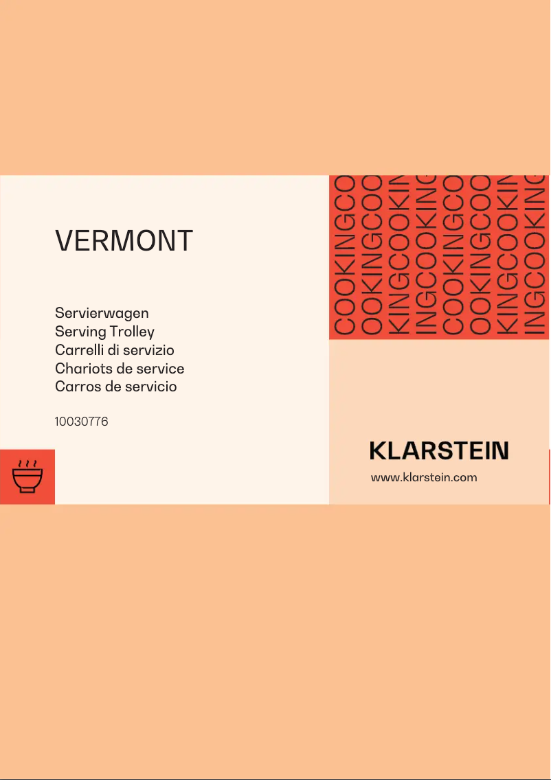 Página 1 del manual Manual de usuario Klarstein Vermont
