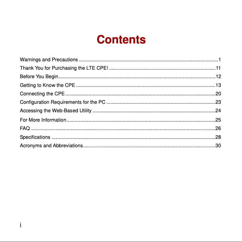 Page 1 of the manual User Manual Huawei B593