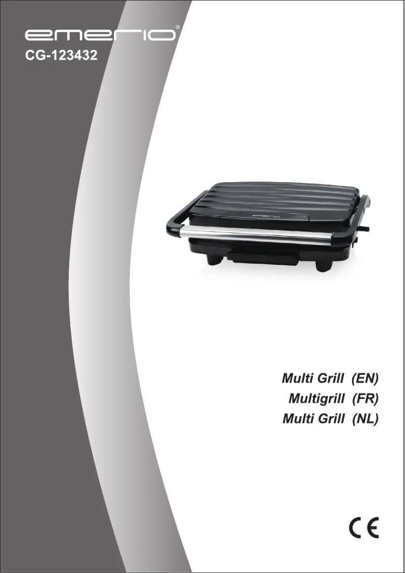 Page 1 de la notice Manuel utilisateur Emerio CG-123432