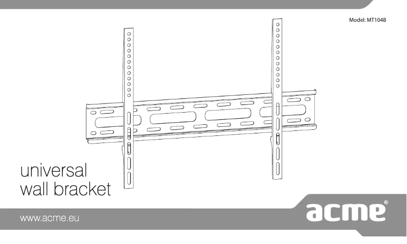 Page 1 de la notice Manuel utilisateur Acme United MT104B