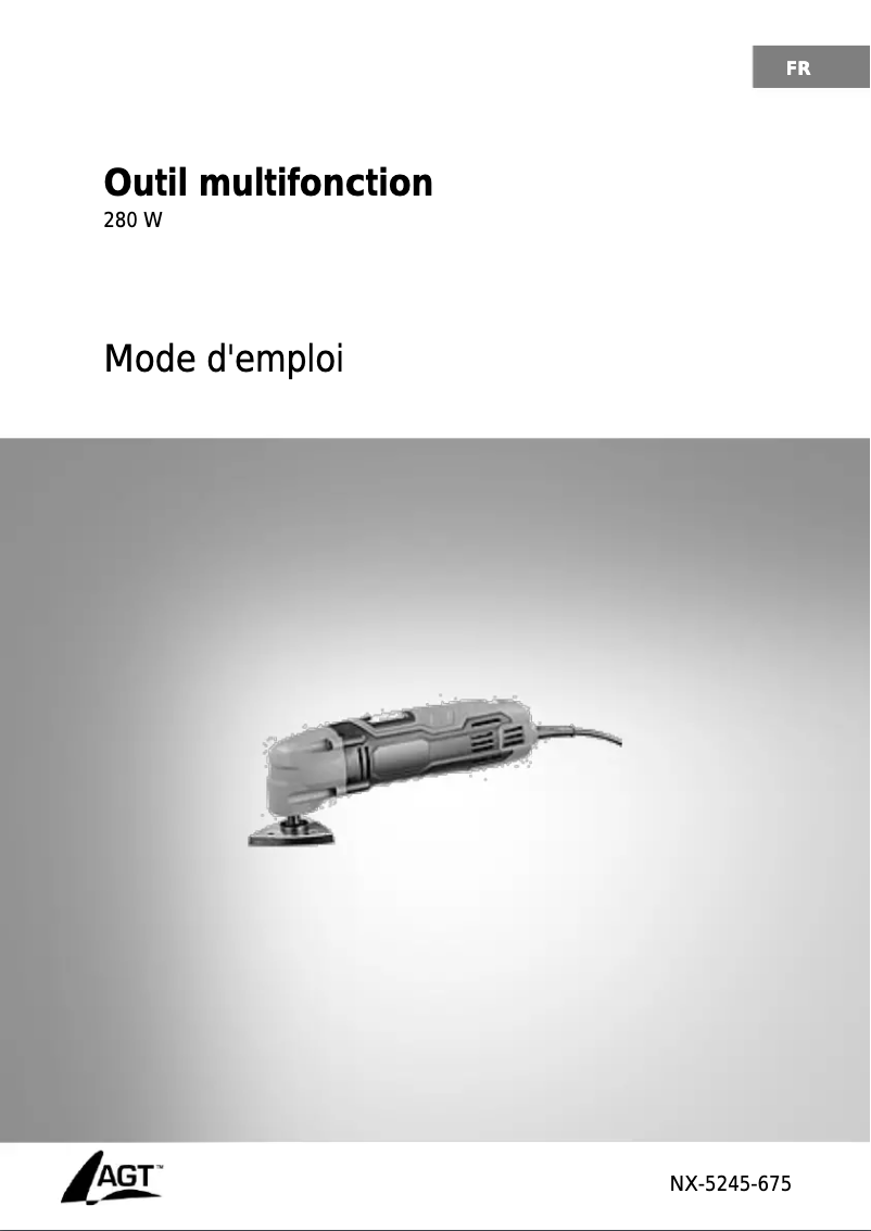 Página 1 del manual Manual de usuario AGT NX-5245