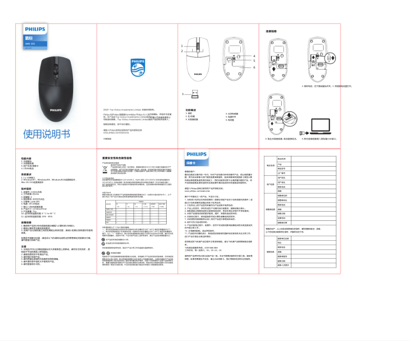 Page 1 de la notice Mode d'emploi Philips SPK7347