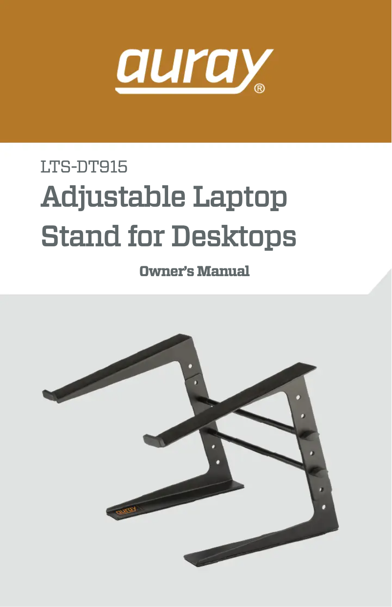 Page 1 de la notice Manuel utilisateur Auray LTS-DT915