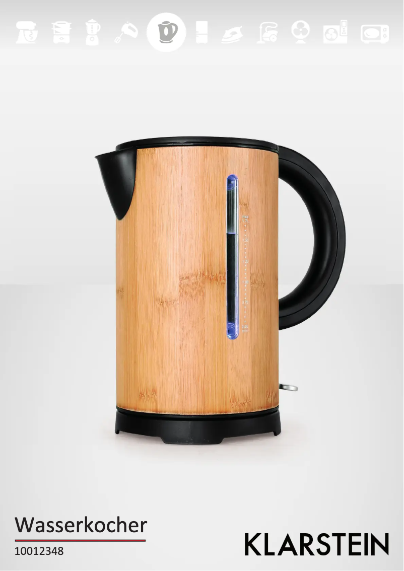 Page 1 de la notice Manuel utilisateur Klarstein 10012348