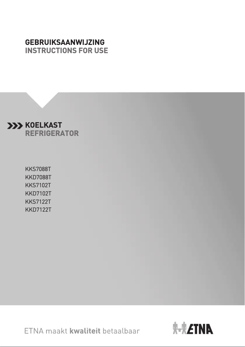 Page 1 de la notice Manuel utilisateur Etna KKS7102T
